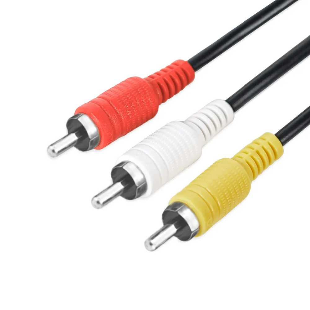 3RCA штекер к 3 RCA Композитный Аудио Видео AV кабель 3X Розничная и оптовая продажа 1 5