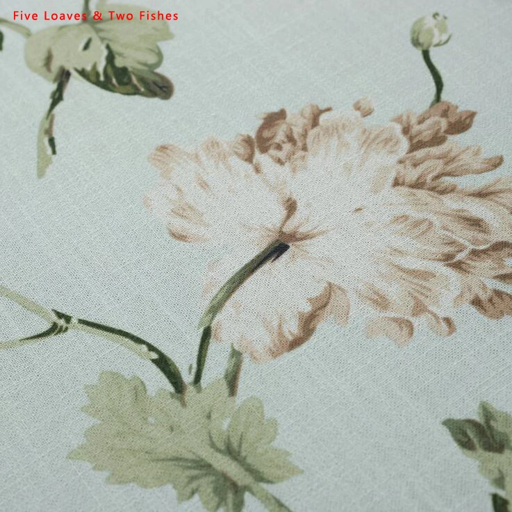 Free Shipping Peony flowers Square Tablecloths Cotton Linen Tablecloth Rectangular Table Cloth Solid cover Manteles | Дом и сад