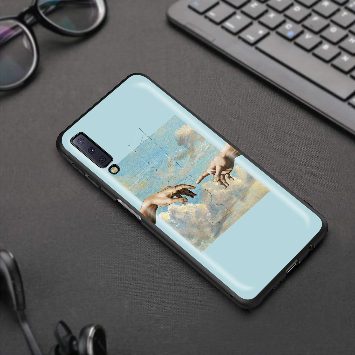 YIMAOC Микеланджело Сотворение Адама Мягкий силиконовый чехол для Samsung Galaxy S6 S7 Edge S8 S9