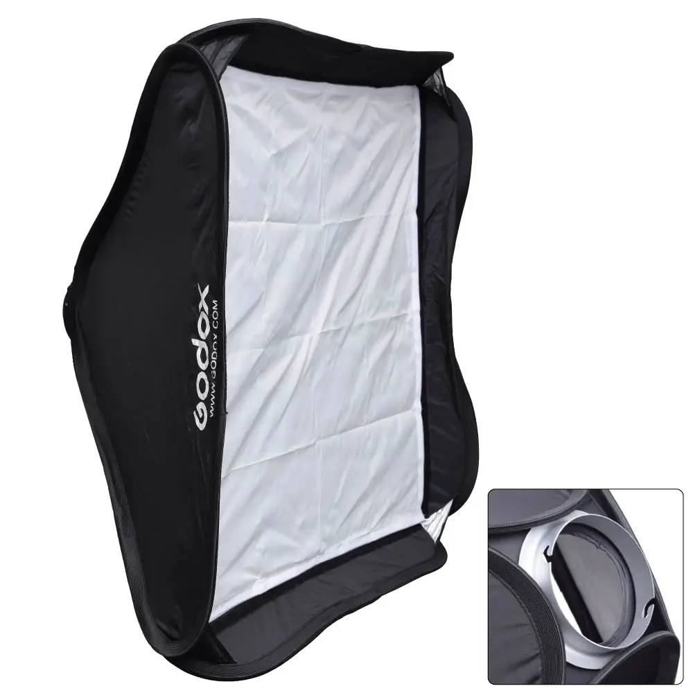 Godox 80x80 см складной Софтбокс диффузор Elinchrom крепление для студийного