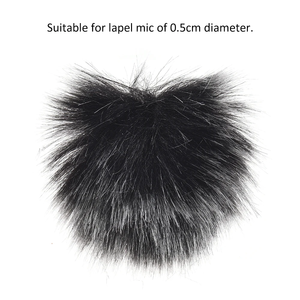 Анодер открытый микрофон ветровое стекло лобовое пушистый муфта мини лацкальный