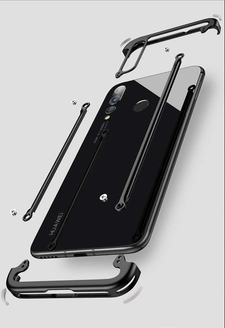 Oatsbasf Алюминиевый металлический бампер чехол для huawei Nova 4 модный бизнес подушка безопасности защитный чехол huawei Nova 4 бампер