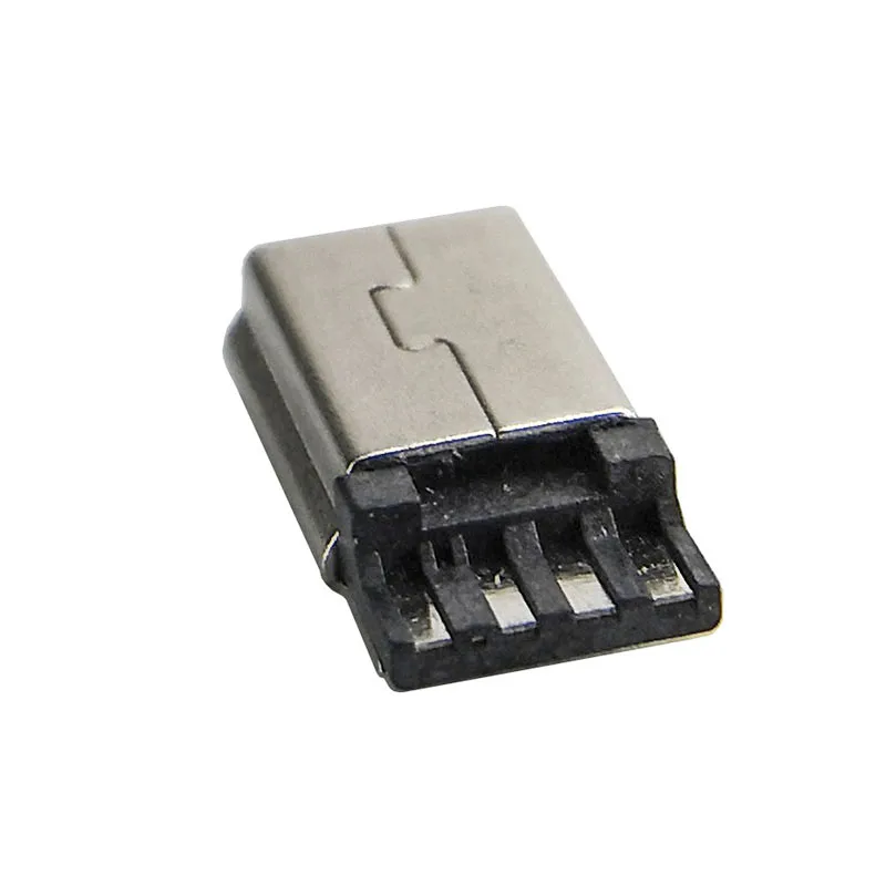 50 шт./лот MINI USB Male 4 Pin V3 коннекторы Port Jack Tail Sockect штепсельные клеммы для Samsung Huawei DIY Long