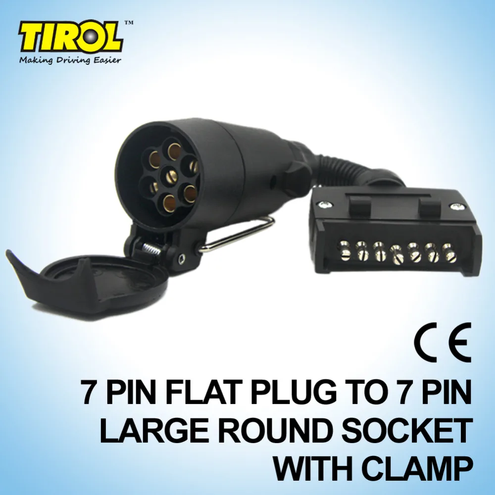 TIROL T21616b 7-контактный разъем Соединительный прицеп запчасти для лодок и