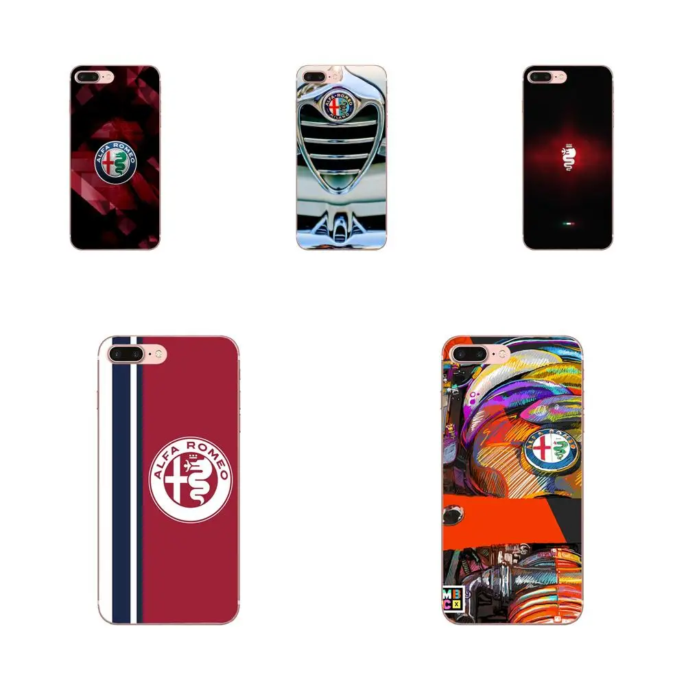 Мягкий чехол для Xiaomi Mi3 Mi4 Mi4C Mi4i Mi5 Mi 5S 5X6 6X A1 Max Mix 2 Note 3 4 Super Car Alfa Romeo|Чехлы-накладки| |