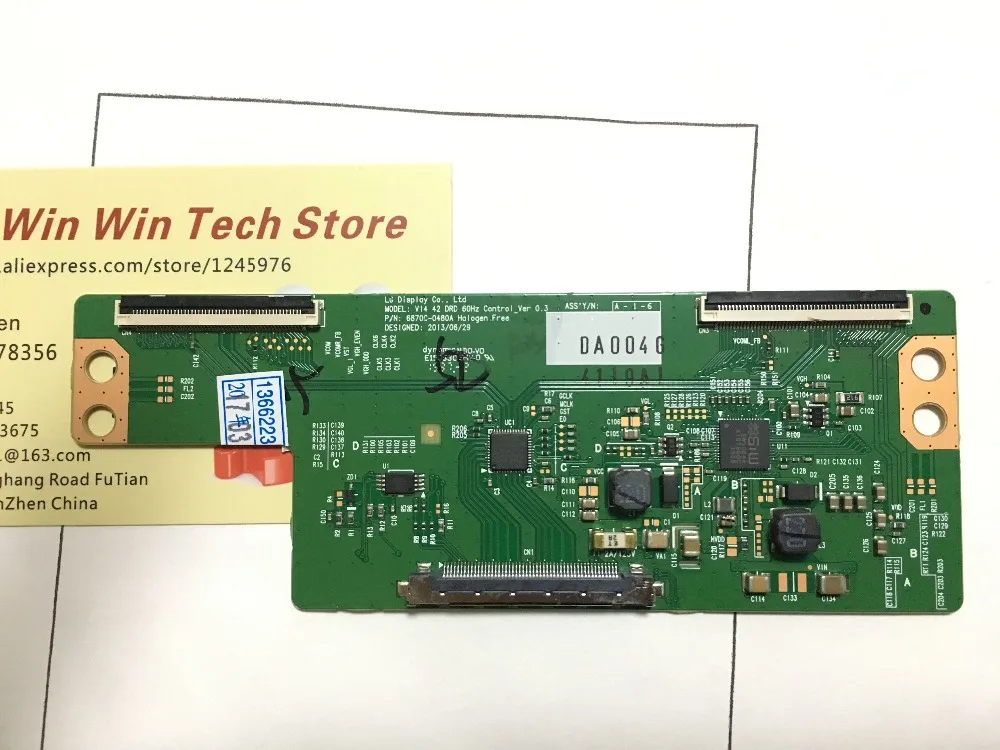 Бесплатная доставка 100% Новый оригинальный 6870C 0480A t con V14 42 DRD 60 Гц Control_Ver 0 3 0480A|vers| |