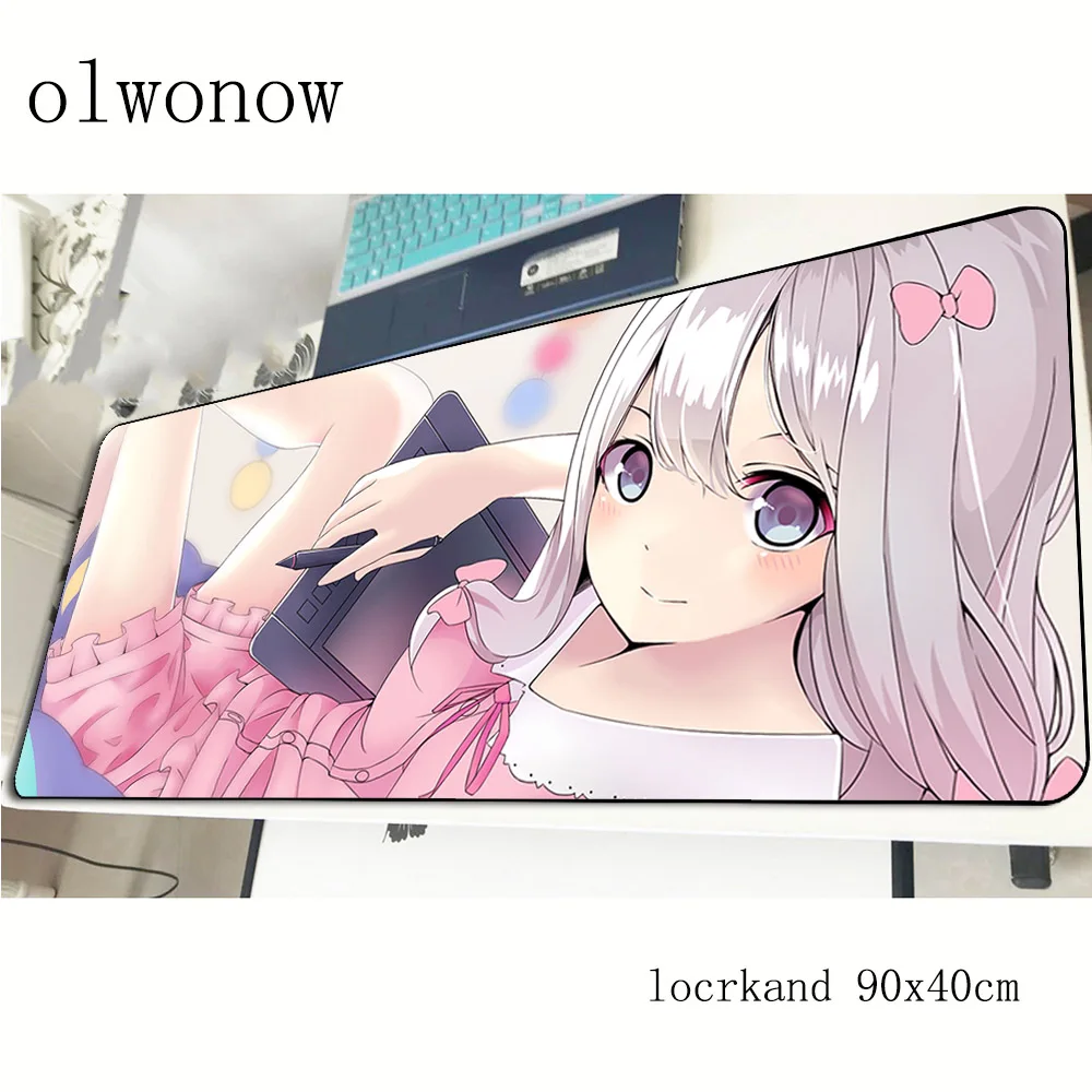 Коврик для мыши EroManga Sensei locrkand 900x400x2 мм игровой коврик в стиле аниме