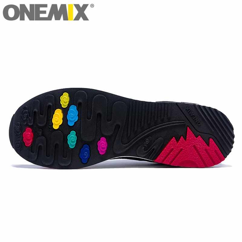 Удобные мужские кроссовки ONEMIX для бега женские широкие зимние легкие