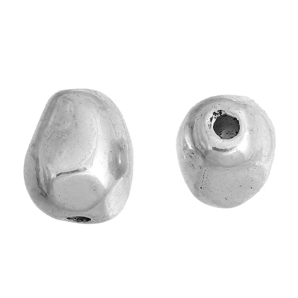 DoreenBeads сплав цинка серебряный цвет разделительные бусины Нерегулярные около 11 | Отзывы и видеообзор