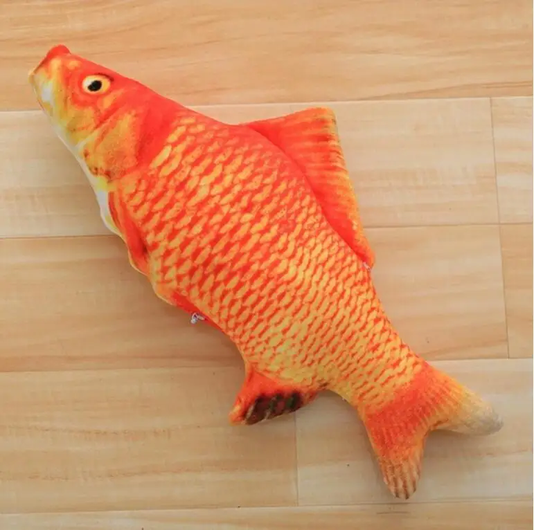 4 Новинка, Красивая Искусственная игрушка для домашних животных, рыба, плюшевый щенок, игрушки для собак, игрушки для кошек, забавная Подушка для сна, мята, кошачья мята, игрушки 1 шт. g666 - Цвет: 4