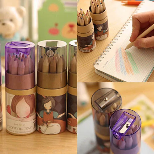 Профессиональные карандаши для рисования художников 12 видов цветов|pencil pencil|12