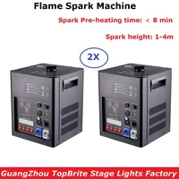 dmxremote control cold spark fountain machine indoor outdoor firework sparkler machine for professional stage lighting effect