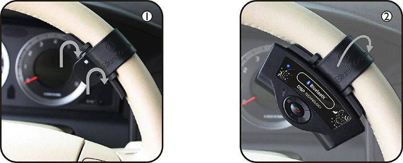 2017 портативный беспроводной руль Handsfree Авто Bluetooth приемник автомобильный набор