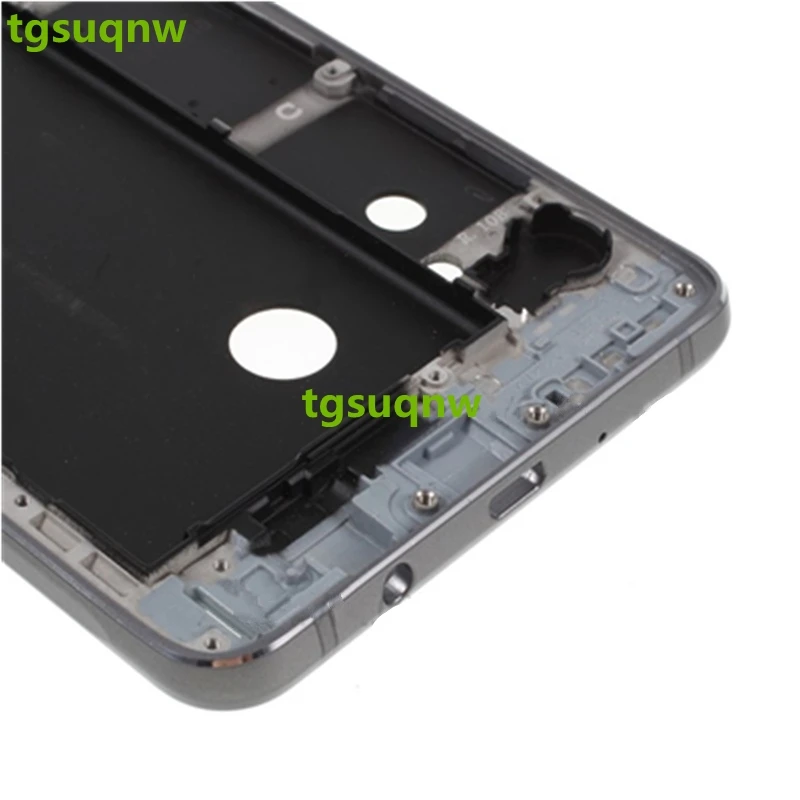Держатель ЖКД экран передняя рамка для Samsung Galaxy J5 j510 Передняя Корпус чехол запасные части серый/золотой/серебристый