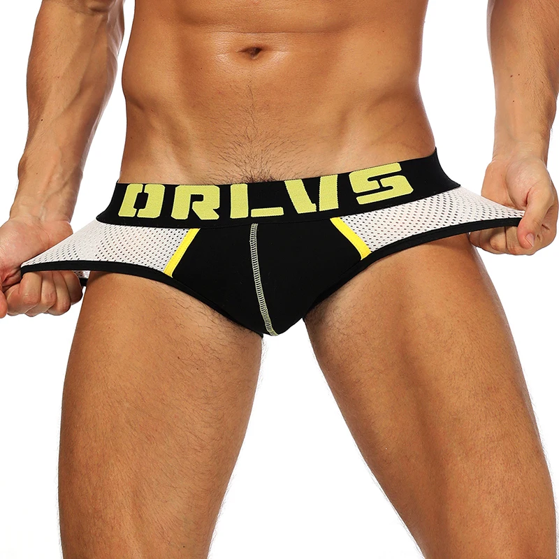 ORLVS сексуальное мужское нижнее белье Cueca Masculina Slip Мужское s мужские трусы