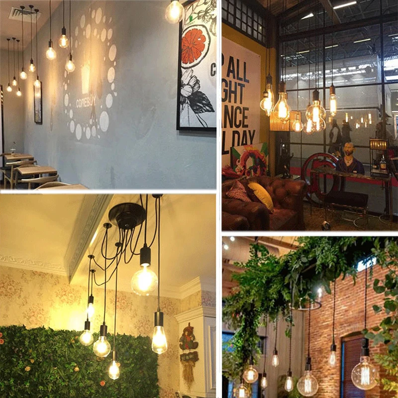 Retro Antique Led Edison Bulb E14 E27 Ampoule Vintage Filament Light Lampada 220v Energy Saving Lamp Candle Lights bulb | Освещение
