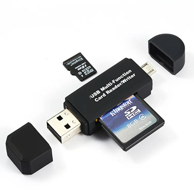 3 в 1 type C и micro USB OTG кард ридер высокоскоростной USB2.0 Универсальный TF/SD для Android