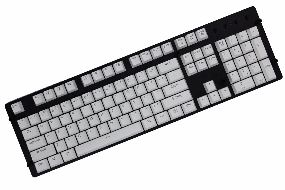 MP 104 ключи двойная съемка с подсветкой толстые ABS/PBT колпачки OEM профиль для Cherry/NOPPOO/filco Механическая игровая клавиатура Keycap