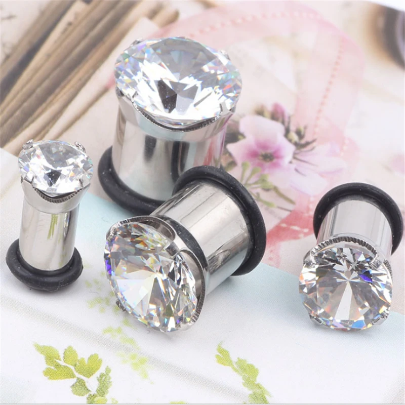 Новинка популярный стиль туннель для тела из нержавеющей стали измеритель