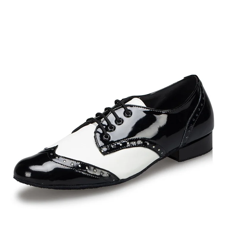 Туфли мужские для латиноамериканских танцев современные кожаные с мягкой