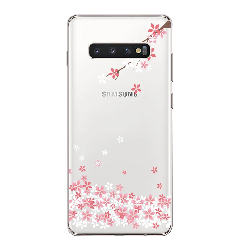 Ciciber Вишневое дерево для samsung Galaxy S9 S10 S8 S10+ плюс S10e крышка чехол для телефона из мягкого ТПУ с рисунком Чехлы для S7 S5 S6 Edge mini Fundas Coque