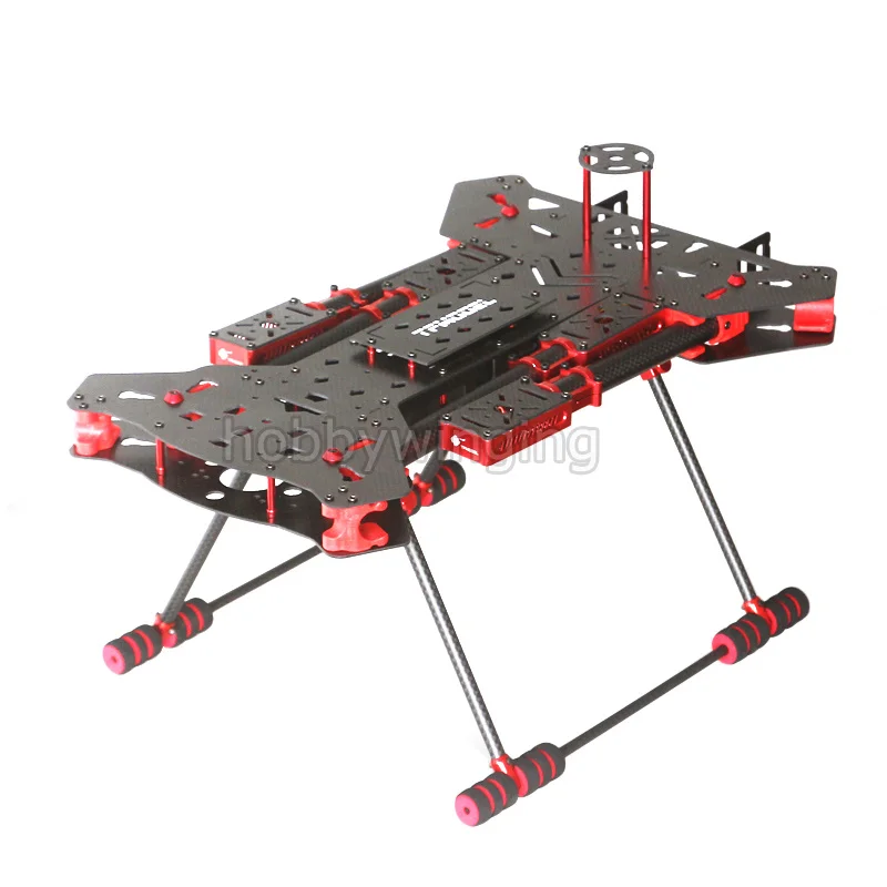 680 мм Alien Quadcopter 3K Углеродное волокно складная рама комплект большое пространство APM PIX установка ЧПУ Алюминиевый Мотор крепление с светодиодный FPV лампой