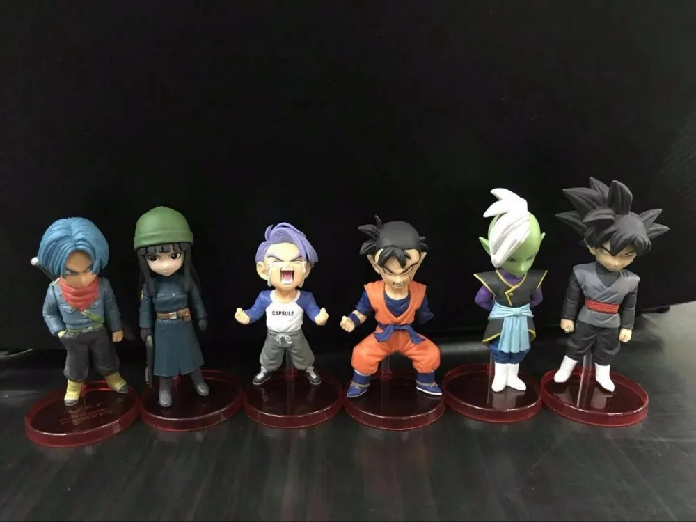 Dragon Ball Super vol.7 Trunks vegetto Zamasu Saiyan Rose Goku Black Grand Priest Jiren Kale Frieza PVC Фигурки игрушки|Игровые
