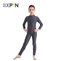 iixpin gymnastics leotard for girls ballet unitard costumes long sleeves zippered ballet dance dress jumpsuit dancewear bodysuit