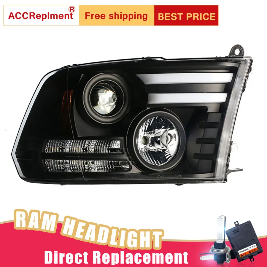 2 шт. светодиодный ные фары для Dodge Ram 2011 Автомобильные ангельские глазки