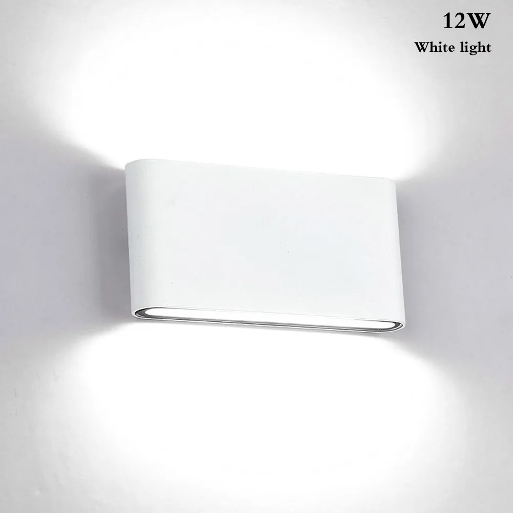6W 12W LED COB IP65 водонепроницаемый настенный светильник наружные настенные бра огни