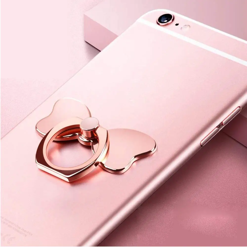 Кольцо для телефона кольцо держатель на палец подставка форма бабочки 360