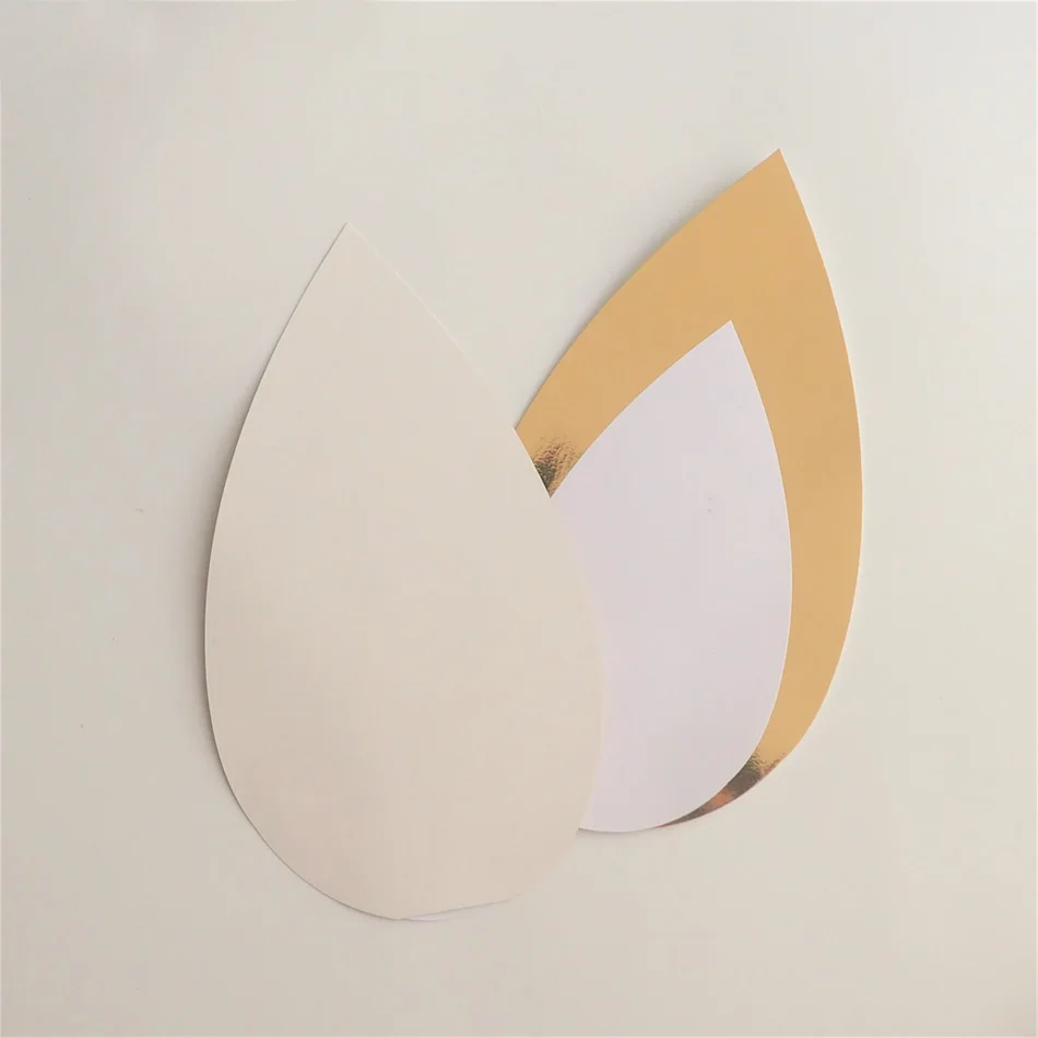 Cardstock набор оранжевых легких бумажных цветов сделай сам с ушками и листьями для