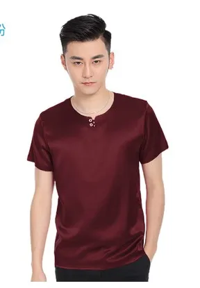 Рисунок 2 - Мужская шелковая футболка с короткими рукавами