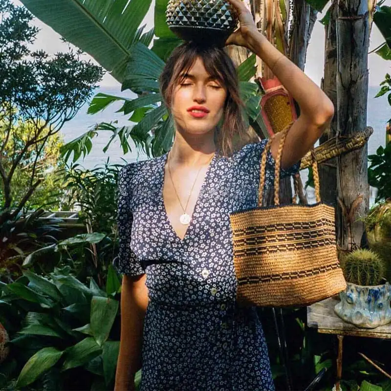 Богемный Вдохновленный 100% вискоза габин летнее платье французская Девичья