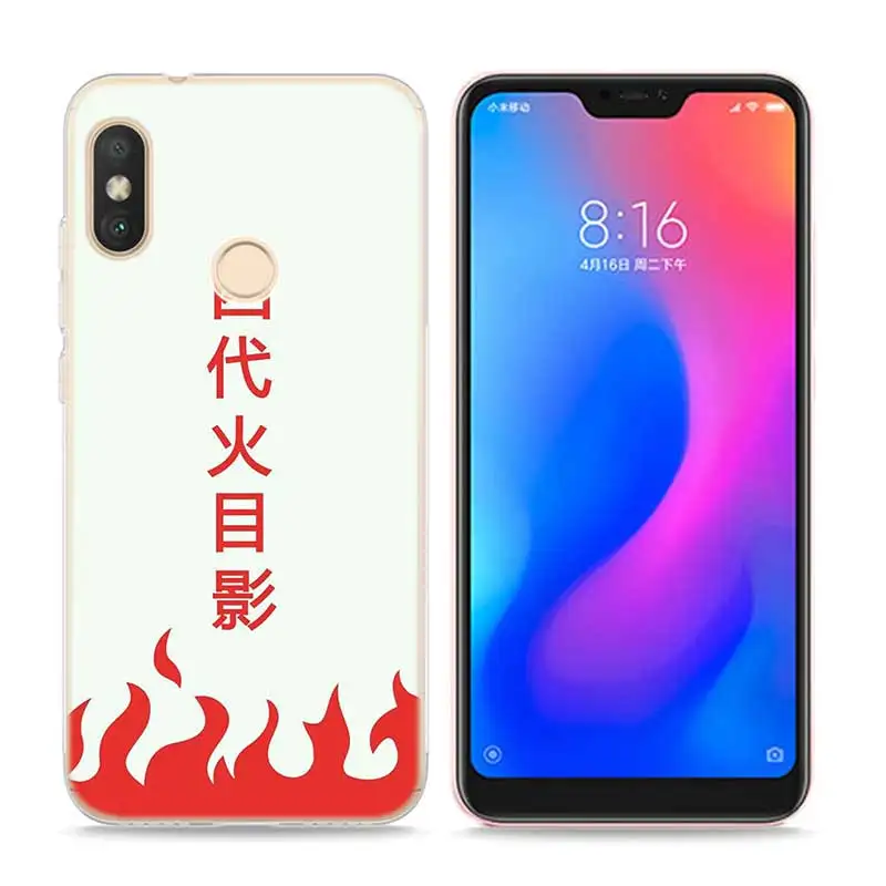 Style 07 Прозрачный мягкий силиконовый чехол для телефона Аниме Наруто для Xiaomi A1 A2 8 F1 Redmi S2 Note 4X5 6 5A 6A Pro Lite Plus - Цвет: Style 07