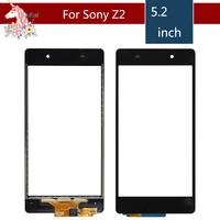 5 2 for sony xperia z2 l50w d6502 d6503 d6543 lcd touch screen digitizer sensor outer glass lens panel replacement