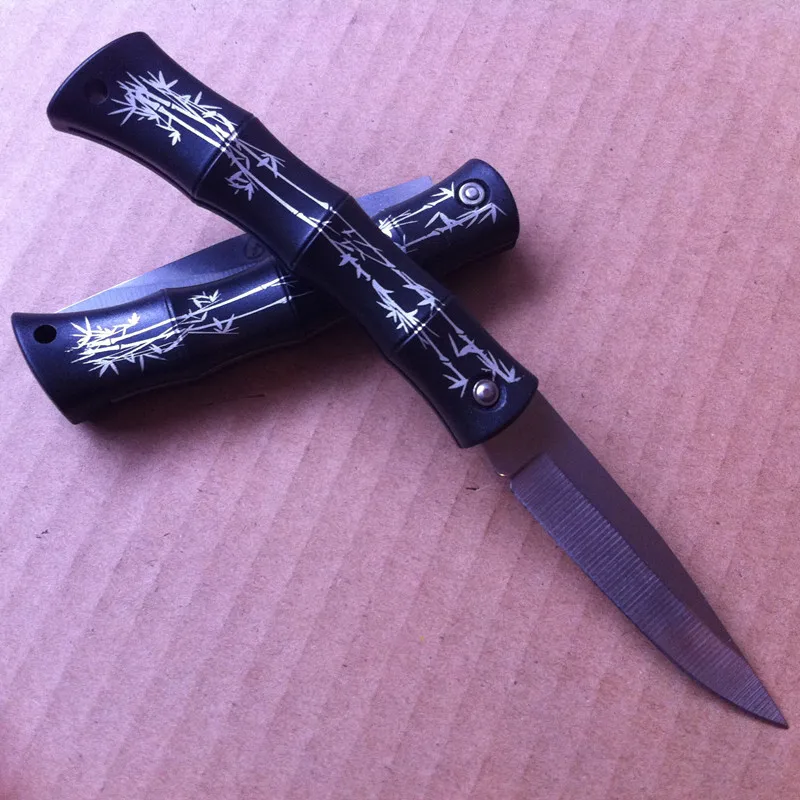 18 см Универсальный складной нож для фруктов и овощей с белой ABS бамбуковой ручкой