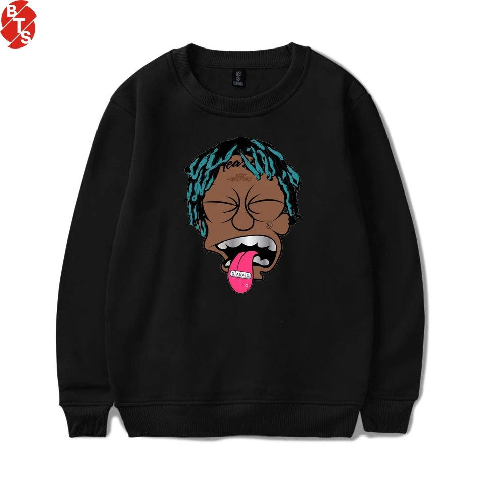 Женская/мужская Толстовка LIL UZI VERT Повседневная Уличная одежда в стиле хип хоп с