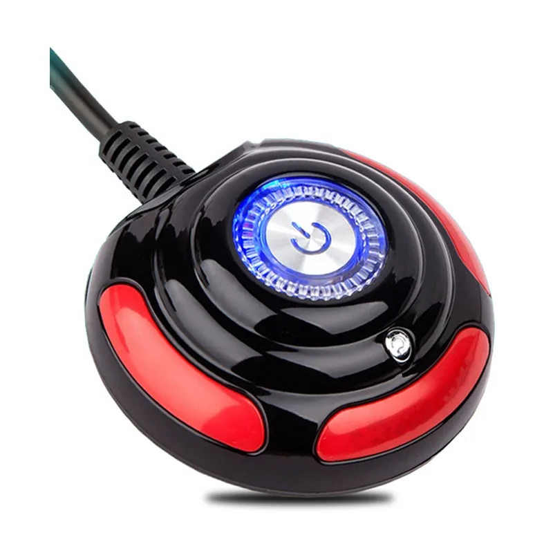 

Computer Power Buttons Power on/off Reset HDD Push Round big Button Switch with 160cm Cable Bracket For Desktop PC Computer Host