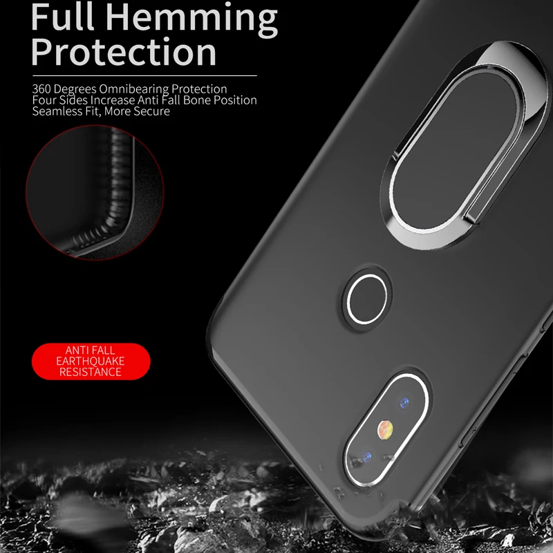 Чехол MI 6 для Xiaomi mi 8 SE чехол MI8 mi6 с кольцом на палец магнитный держатель телефона