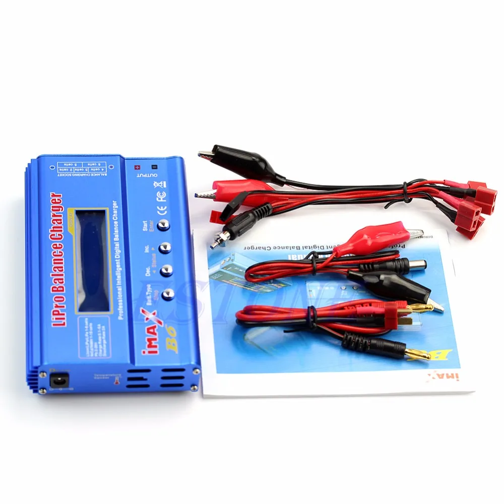 ЖК экран цифровой RC Lipo NiMh Зарядное устройство iMAX B6 для батарей Lion LiPo LiFe (A123) Pb NiCd и