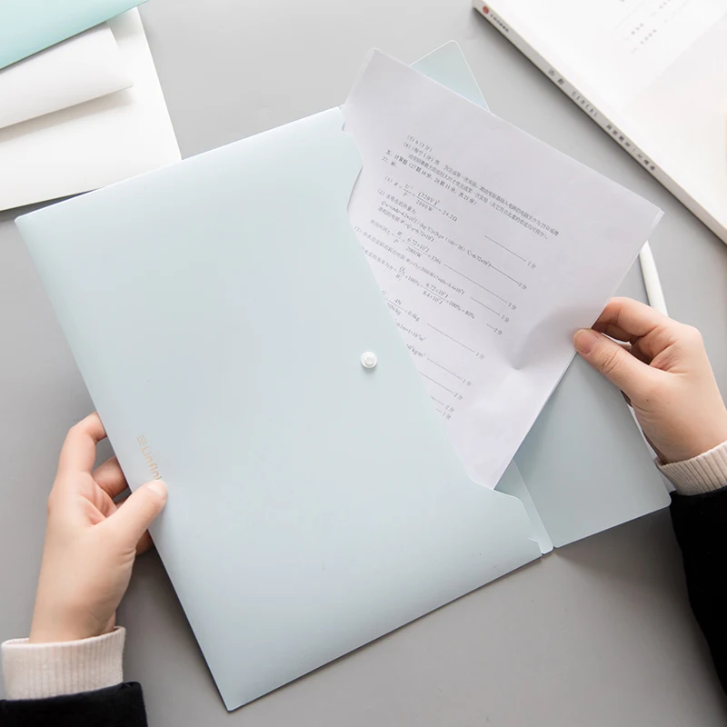 20 шт./компл. A4 размер бумаги полипропиленовый водонепроницаемый держатель для