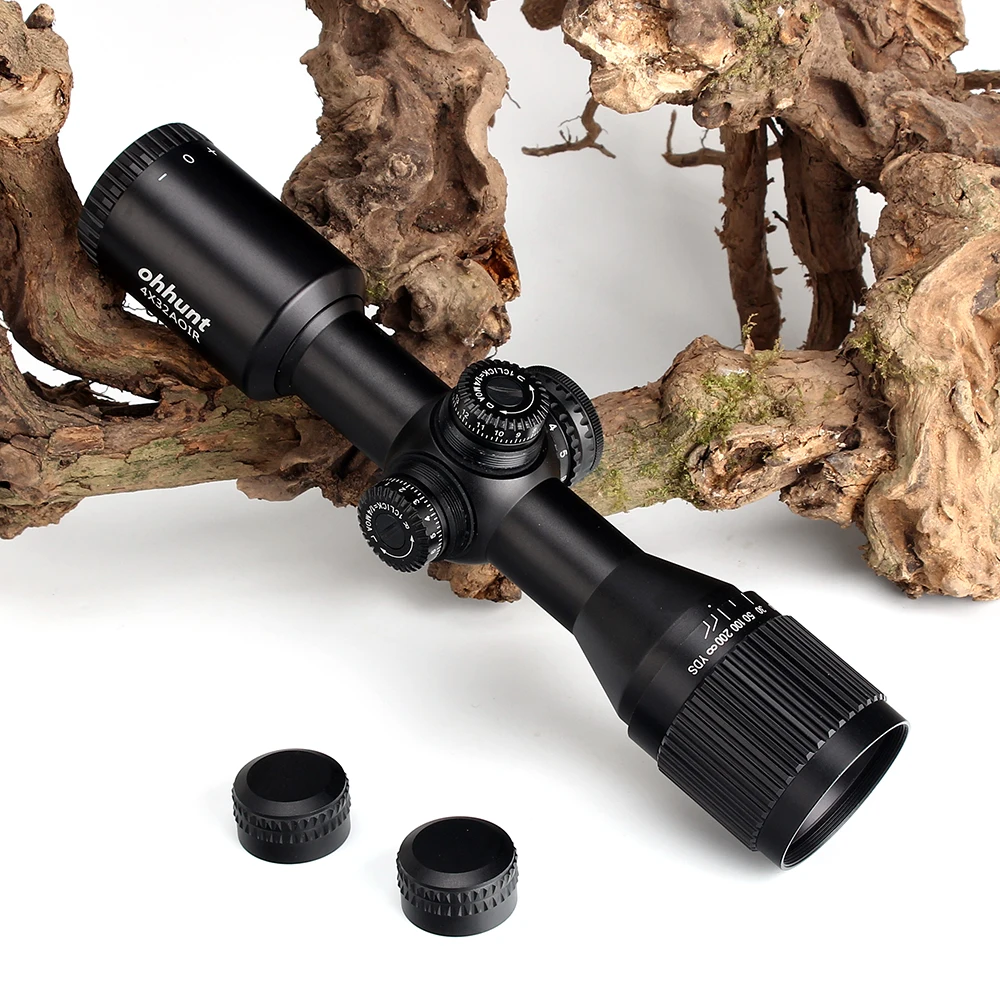 Компактный Охотничий Тактический широкоугольный винтовочный прицел 4X32 aкол с