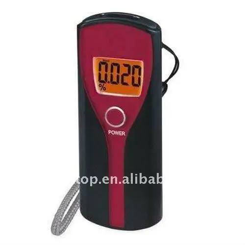 Бесплатная доставка 3 цифровой дисплей Алкотестер с воздушной и оранжевой