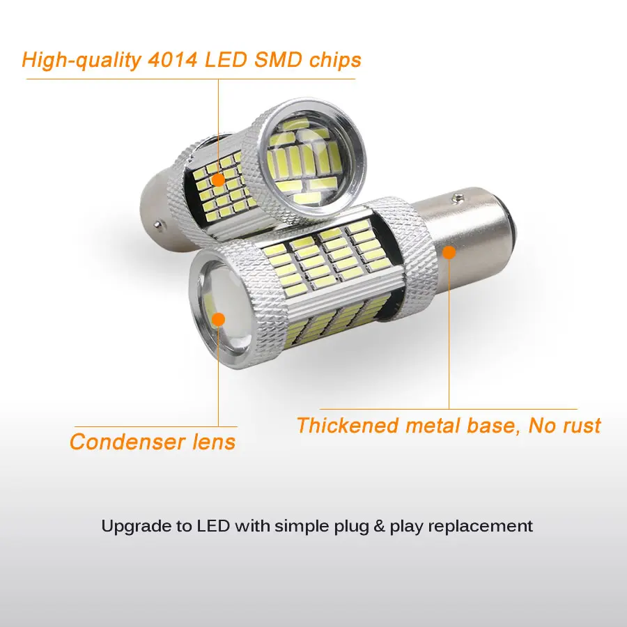 1X H8 H11 1156 1157 противотуманный светильник 92 SMD 4014 Автомобильный светодиодный s для DC