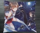 Аниме Роман Сан-меч искусство онлайн Kirito Yuuki Asuna двухсторонняя подушка чехол s обнимающая Подушка женский чехол манга косплей подарок P4