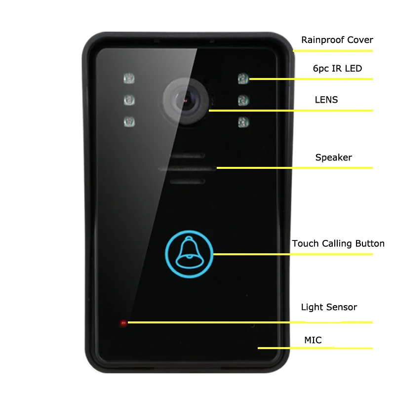 Бесплатная доставка! Умный видеодомофон Wi Fi для смартфонов и планшетов