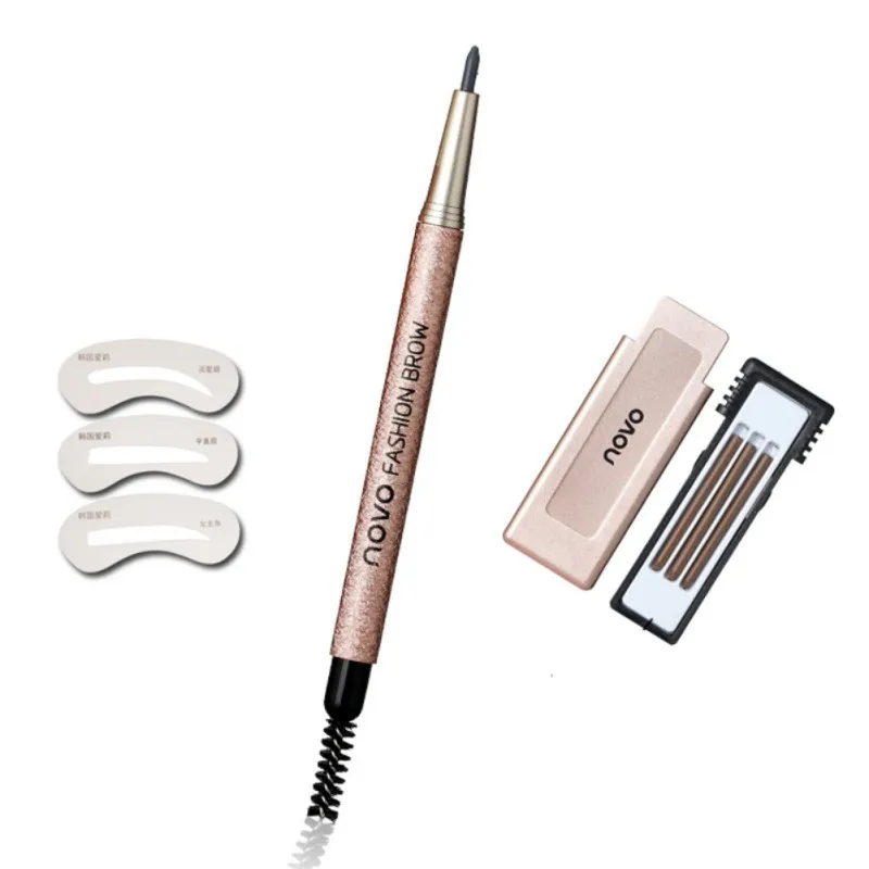Набор для макияжа бровей с заправкой легко носить пигментные водостойкие