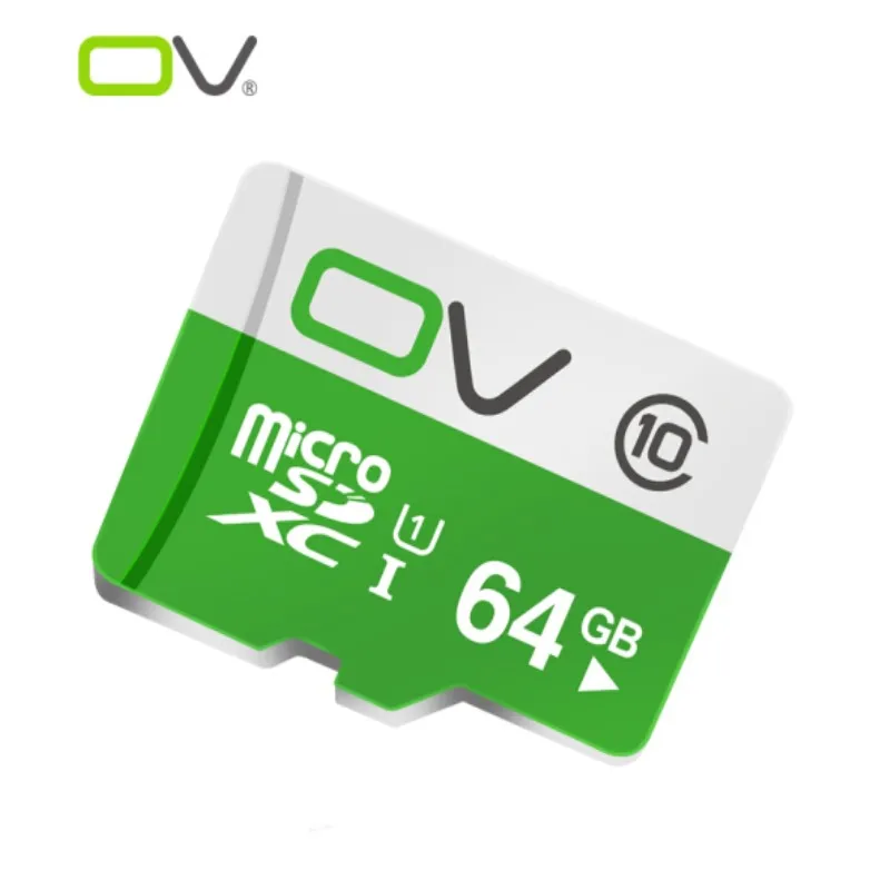 Карта памяти OV TF MicroSD 64 ГБ 100% оригинал C10 80 МБ/с. + адаптер для телефонов