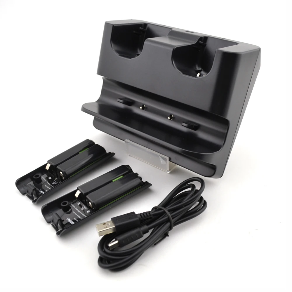 5PCS Remote for Wii Wii-U two-in-one Controller stand charger Dual Charging Dock Station with Battery Pack and USB cable | Электроника
